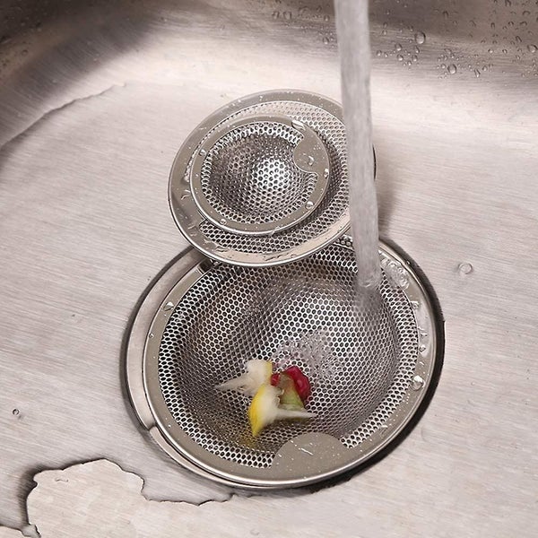 Stainless Steel Sink Filters A Two Piece Set 7.6cm Carousel 4