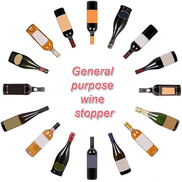 2pcs Bling Decorative Wine Stoppers,funny Cute Bottle Plug Carousel 5