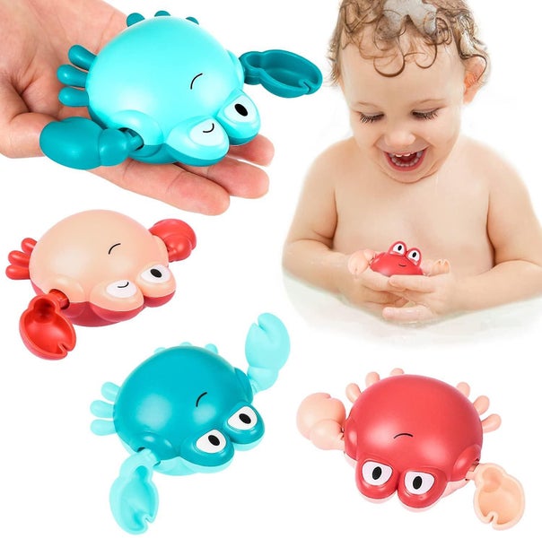 Bath Toys,wind-up Swimming Crab Baby Bath Toys For 1-5 Year Old Boy Girls Gifts Carousel 1