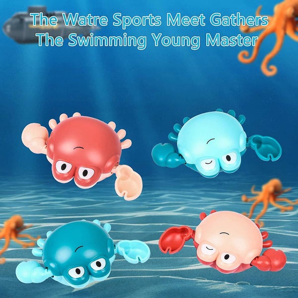 Bath Toys,wind-up Swimming Crab Baby Bath Toys For 1-5 Year Old Boy Girls Gifts Carousel 5