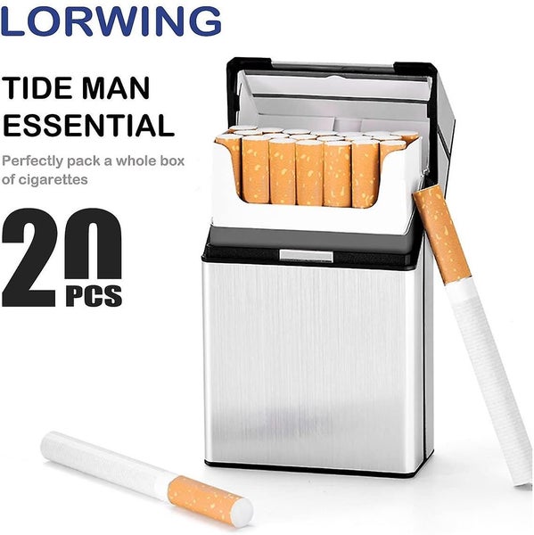 Cigarette Case King Size Aluminum For Whole Package Cigarettes 20pcs Anti-collis Carousel 2