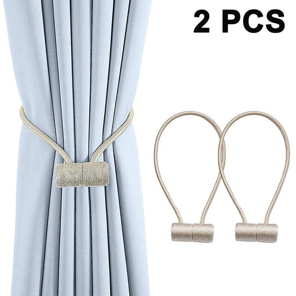 2 Pcs Magnetic Curtain Tieback Curtain Clips Rope Backward Curtain Holders Buckl Carousel 2