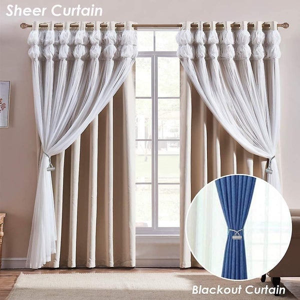 2 Pcs Magnetic Curtain Tieback Curtain Clips Rope Backward Curtain Holders Buckl Carousel 5