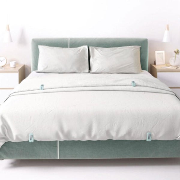 Compatible 12 Pack No Pins Duvet Clips Quilt Fix Clip Bed Comforter Cover Holder Carousel 5