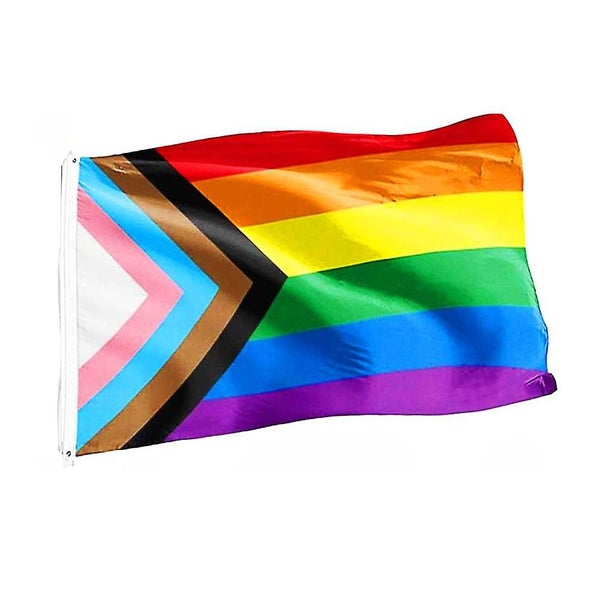 Rainbow Flag 6 Stripes Color And Fade Resistant Gay Pride Banner 4pcs Carousel 1