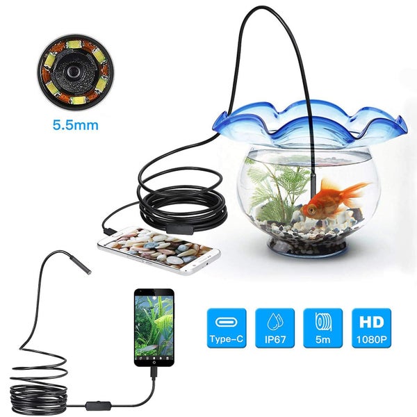 Rigid Wireless Endoscope Camera, Endoscope Camera With 6 Led Carousel 1