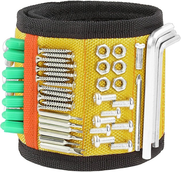 Magnetic Wristband, Allisable Tool Belt With 15 Strong Magnets Carousel 1