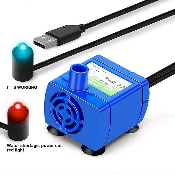 Cat Fountain Pump, Replacement Pump For Flower Cat Fountain 1.6l/2.5l Carousel 1