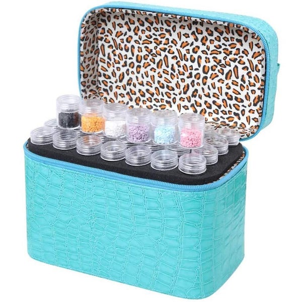 84 Slots Diamond Storage Box Diamond Embroidery Rhinestones Carousel 1