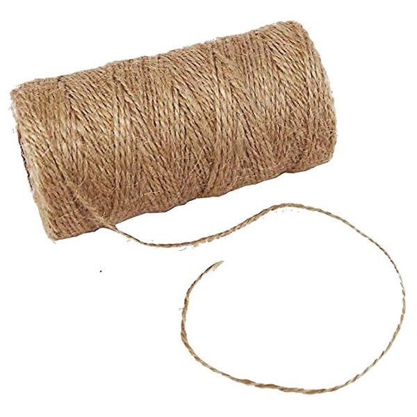 Natural Jute Twine 200m 1mm Rustic Jute Rope For Arts And Crafts Gift Carousel 1