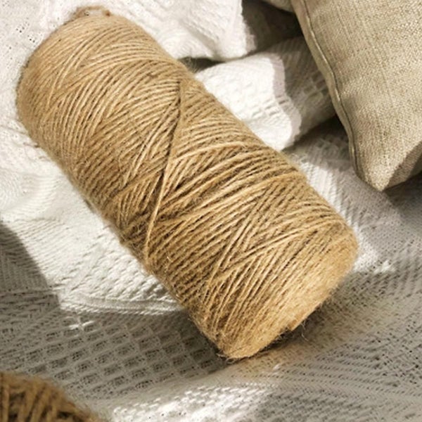 Natural Jute Twine 200m 1mm Rustic Jute Rope For Arts And Crafts Gift Carousel 2