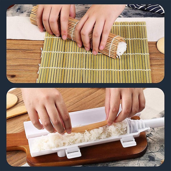 12 Pcs Sushi Making Tools- Included Sushi Curtain, Sushi Mold, Knife Carousel 4
