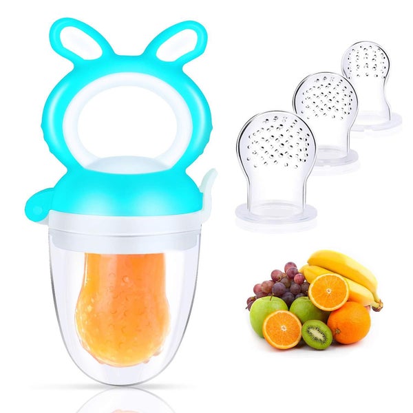 Fruit Teat Baby & Toddler, Silicone Pacifier Teether From 3 Months, Fruit Teat B Carousel 2