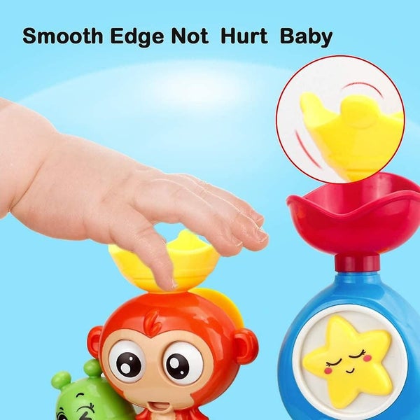 Bath Toys For Toddlers Age 1 2 3 Year Old Girl Boy, Preschool New Born Baby Bath Carousel 1