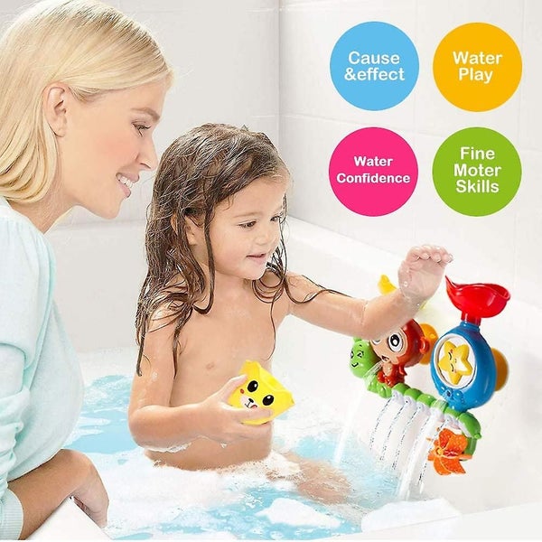 Bath Toys For Toddlers Age 1 2 3 Year Old Girl Boy, Preschool New Born Baby Bath Carousel 2