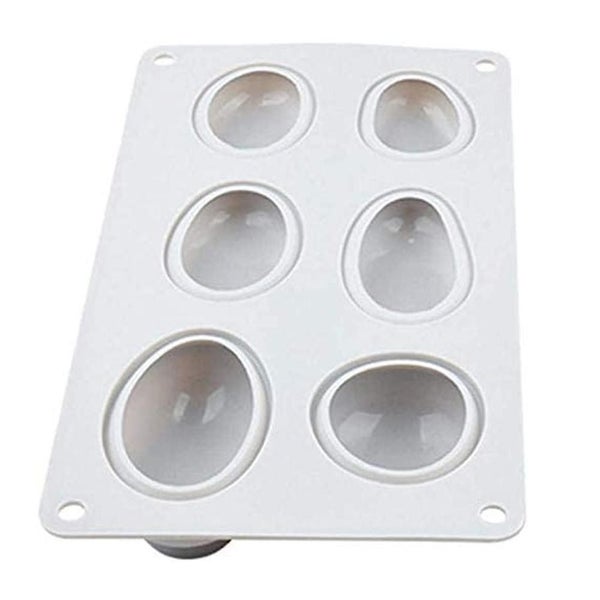 Compatible Painting Art Stone Sphere Silicone Mold, Oval Cobblestone Polymer Cla Carousel 1