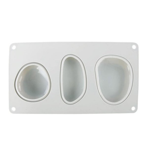 Compatible Painting Art Stone Sphere Silicone Mold, Oval Cobblestone Polymer Cla Carousel 2