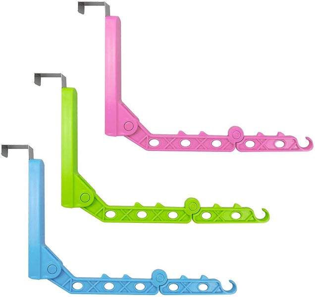 Hoocozi 3pcs Foldable Travel Laundry Over-the-door Hanging Socks/pants/baby Clot Carousel 1