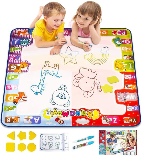 Water Doodle Mat, Kids Large Aqua Coloring Mat, Drawing Mat Carousel 1