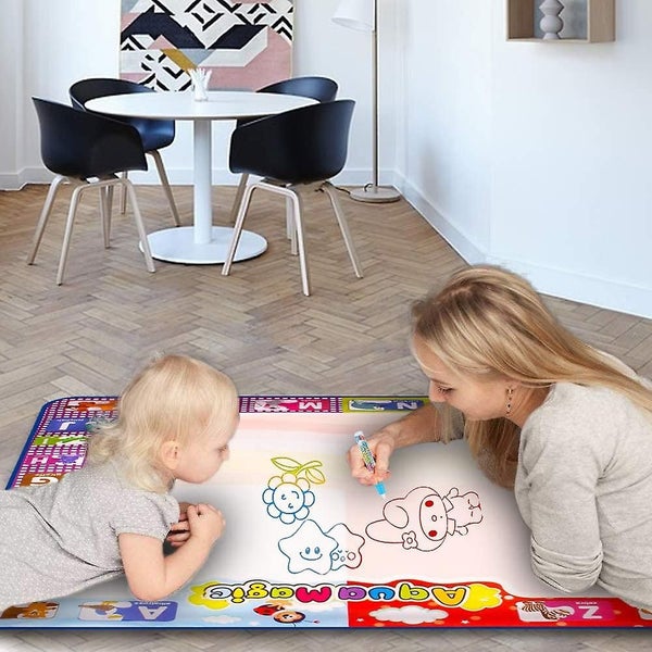 Water Doodle Mat, Kids Large Aqua Coloring Mat, Drawing Mat Carousel 5