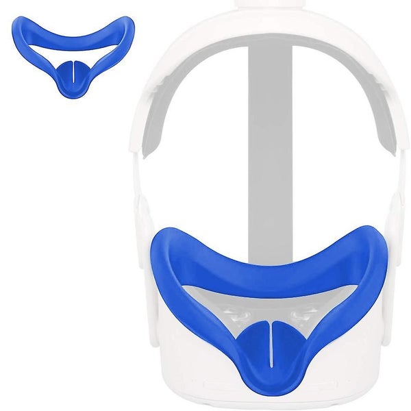 Vr Silicone Mask Face Cover For Oculus Quest 2 Face Cushion Sweatproof Washable, Carousel 1
