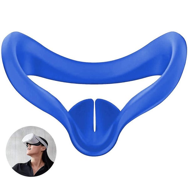Vr Silicone Mask Face Cover For Oculus Quest 2 Face Cushion Sweatproof Washable, Carousel 2