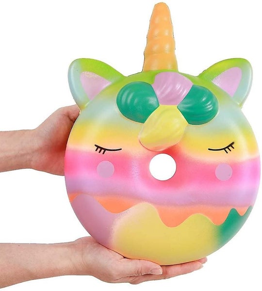 13 Inches Squishies Jumbo Unicorn Donut Kawaii Soft Slow Rising Scented Giant Do Carousel 1