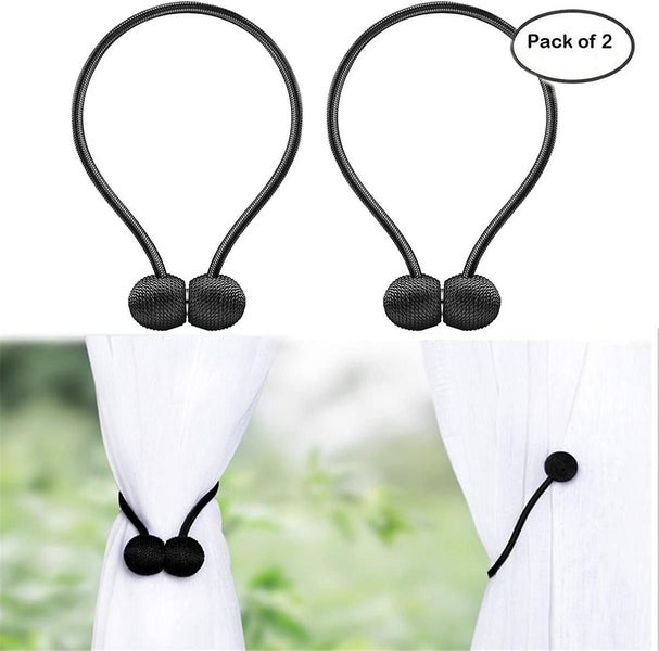 Window Curtain Tiebacks Clips Vs Strong Magnetic Tie Band Home Office Decorative Carousel 2