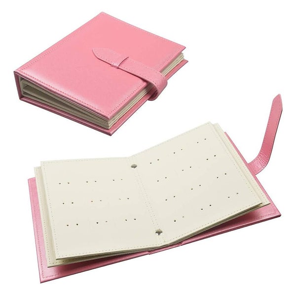 Earring Organizer Book Design Earring Holder Travel Hinged Ear Studs Carousel 2