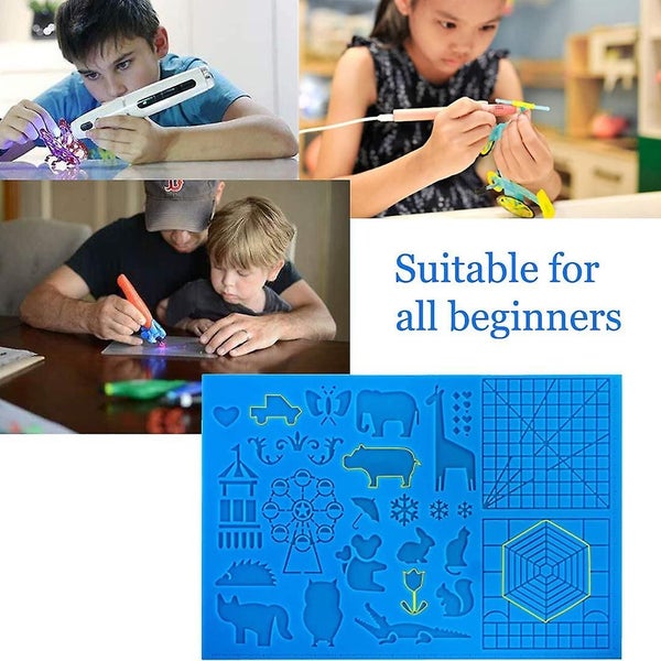 3D pen template, 3D printing pen template, 3D pen mat, large mat Carousel 2