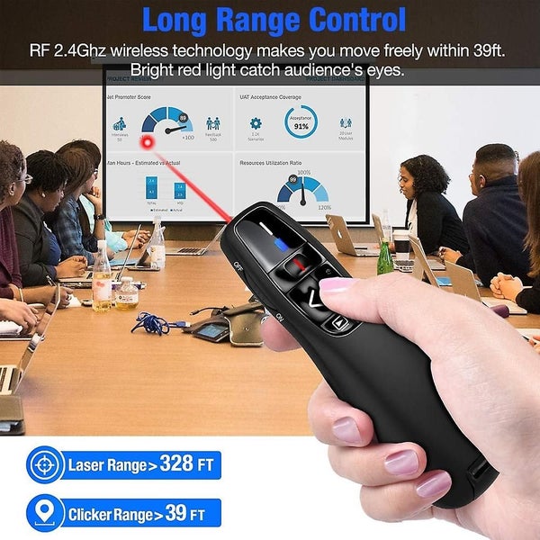 Compatible Wireless Presenter Remote, Usb Presentation Remote Control Powerpoint Carousel 2