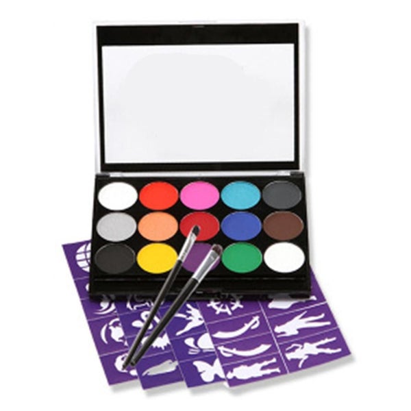 Body Painting Face Paint Kit, 15 Color Professional Palette Washable Carousel 2