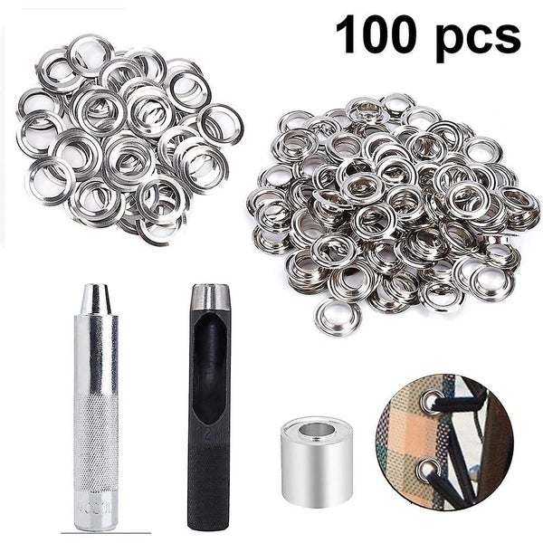Grommet Tool Kit 12 Mm Grommet Eyelets Washer Eyelet Pliers Set 100pcs Carousel 2