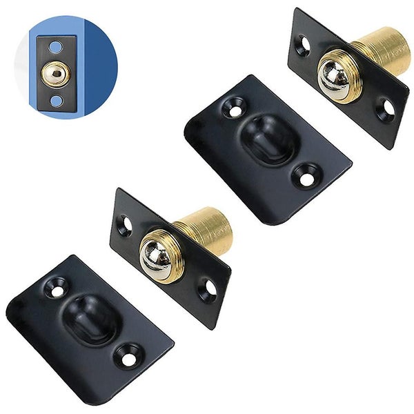 2 Pieces Cabinet Door Ball Catch, Stainless Steel Adjustable Roller Carousel 2