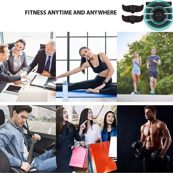 Abdominal Toning Belt Workout Muscle Trainer Gym Home Office Exercise Fitness Wo Carousel 5