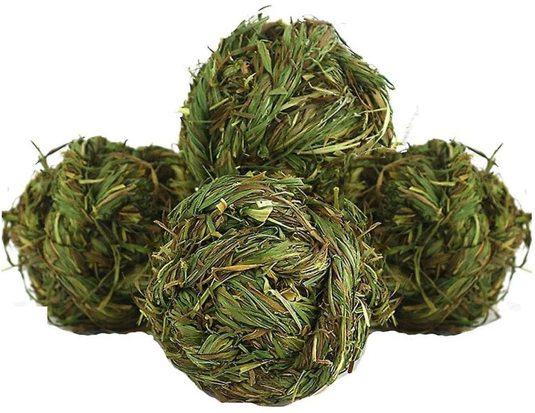 Rabbit Chew Ball Timothy Grass Grinding Play Chew Toys Bunny Carousel 1
