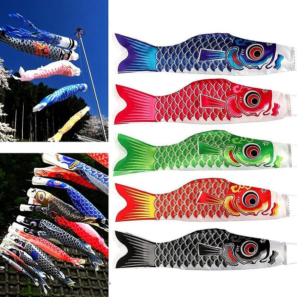 5pcs Carp Flag Windsock Carp Colorful Art Gifts Fish Wind Streamer64267084736386111