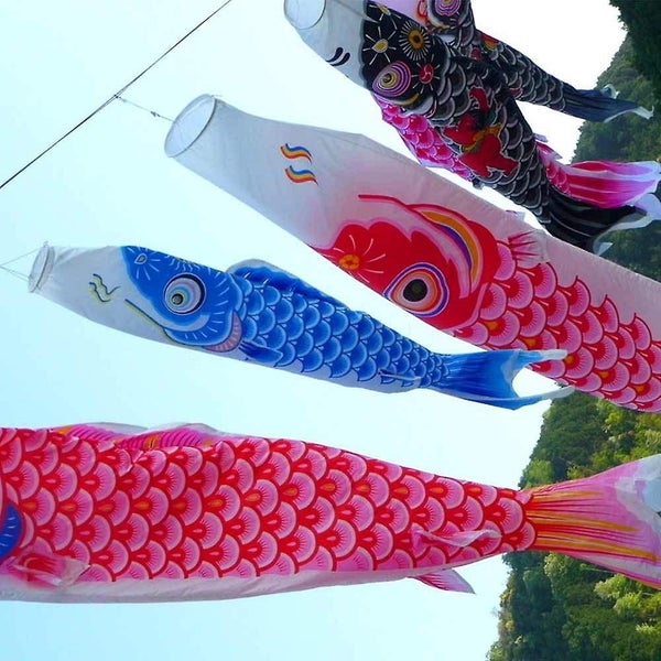 5pcs Carp Flag Windsock Carp Colorful Art Gifts Fish Wind Streamer64267084736386112