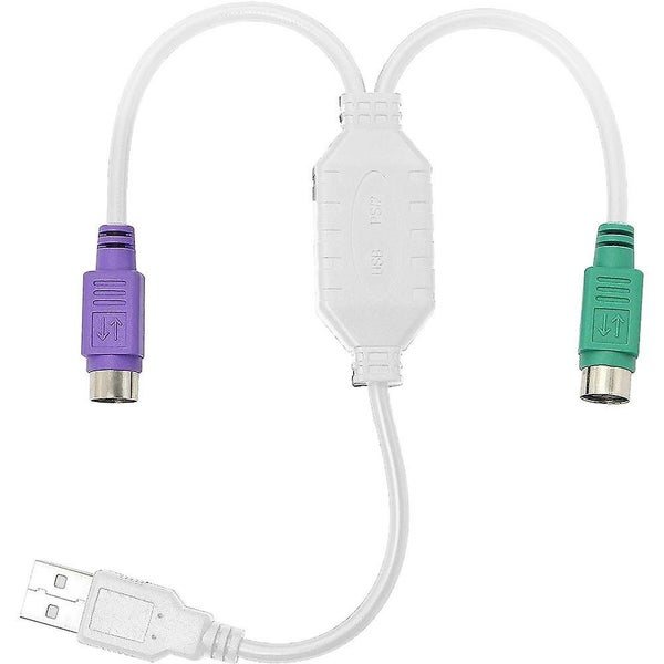 Ps2 Usb Cable Cord Adapter For Keyboard And Mouse With Ps/2 Interface Carousel 2
