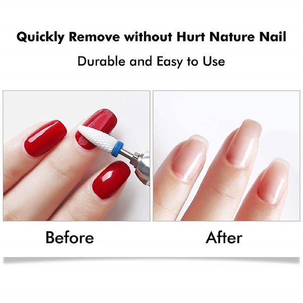 Ceramic Nail Drill Bits Set 7pcs Diamond Carbide Nail Drill Bit For Remove Acryl Carousel 2