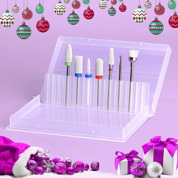 Ceramic Nail Drill Bits Set 7pcs Diamond Carbide Nail Drill Bit For Remove Acryl Carousel 3