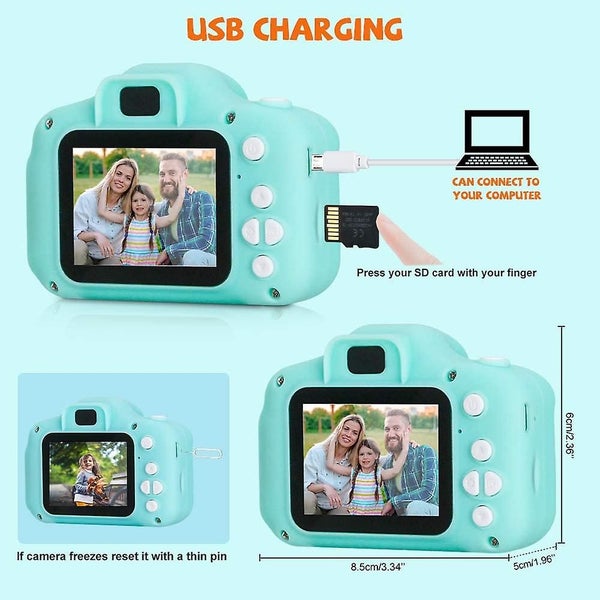 Kids Camera, Mini Rechargeable Kids Digital Camera Shockproof Video Camcorder Gi Carousel 2
