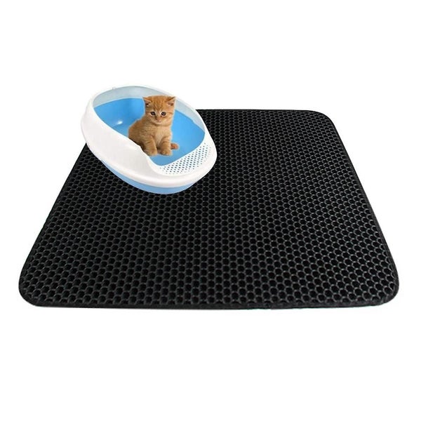 Cat Litter Trapper Litter Mat, Cat Mat, Litter Box Mat Water Proof Layer Carousel 2