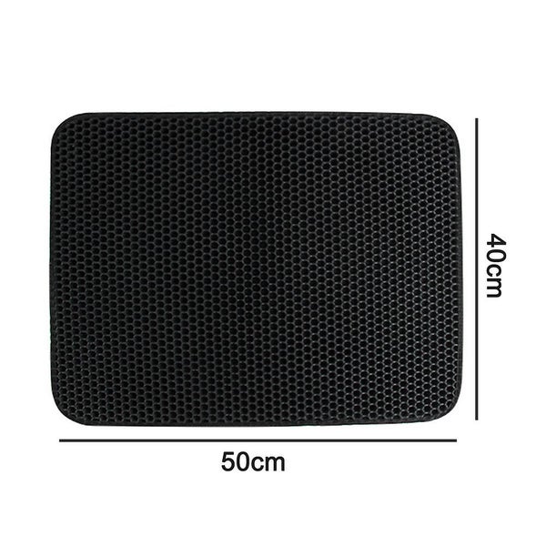 Cat Litter Trapper Litter Mat, Cat Mat, Litter Box Mat Water Proof Layer Carousel 5