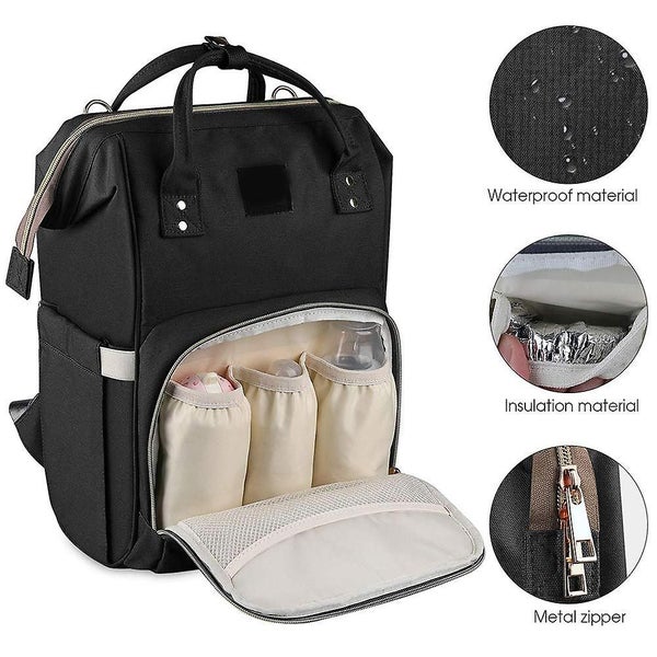 Diaper Bag Backpack -multifunction Travel Bag Large Maternity Nappy Bag Carousel 2