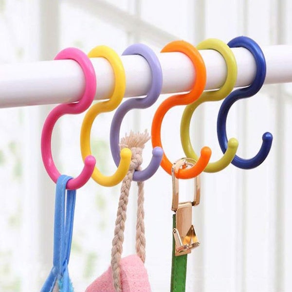 S-shaped Metal Hooks, Problem-solving Space Saver, Organize Pots, Pans, And Uten Carousel 1