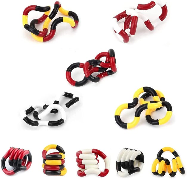 Twisted Decompression Toy, Stress Relief Feeling Winding Toy, 5 Pcs Carousel 1