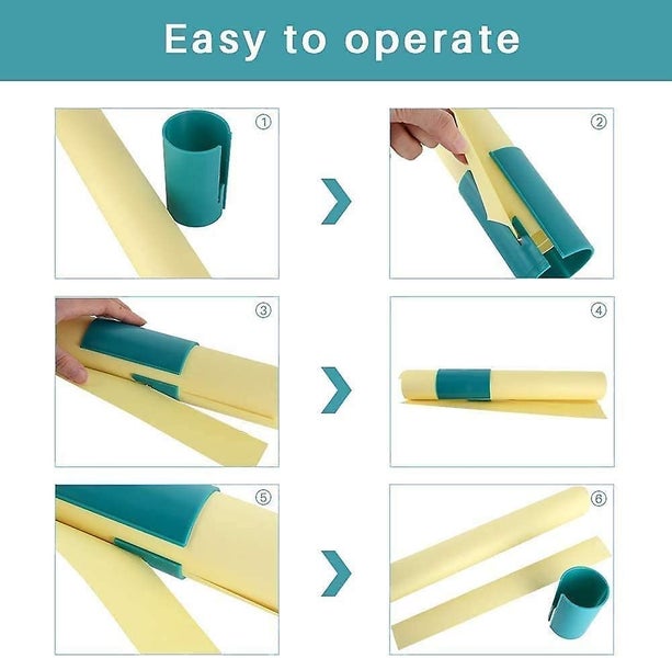 2pcs Wrapping Paper Cutter, Gift Wrap Cutterportable Sliding Wrapping Paper Roll64200605093379112