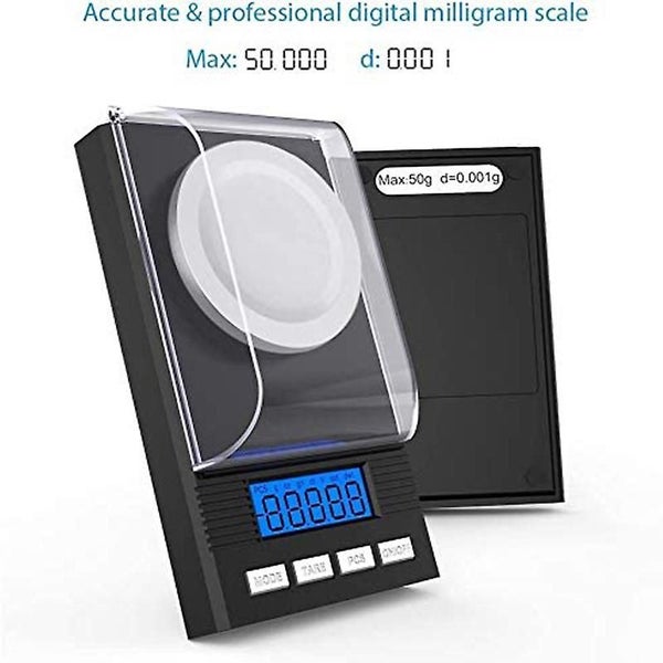 Homgeek 50g /0,001 G Milligramm Waage, Feinwaage, Mg Waage, Milligramm Scale, Ta Carousel 2
