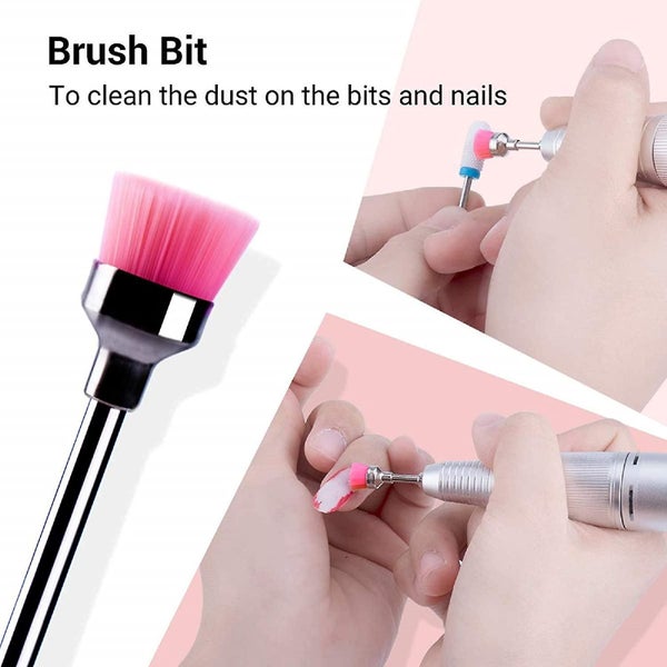 10pcs Diamond Nail Drill Bit Set, Professional Cuticle Nail Drill Bits Kit For A Carousel 5